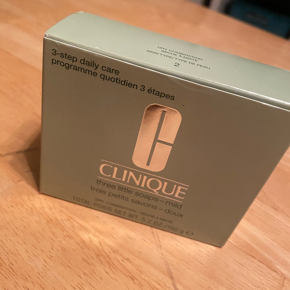 Clinique Three soaps. Mild